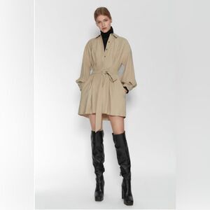 Zara Women Shirt dress with belt size L